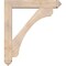 Ekena Millwork Legacy Arts and Crafts Smooth Bracket w/ Offset Brace, Douglas Fir, 7 1/2"W x 42"D x 48"H BKT0806X42X48LEC03SDF - alternate 3